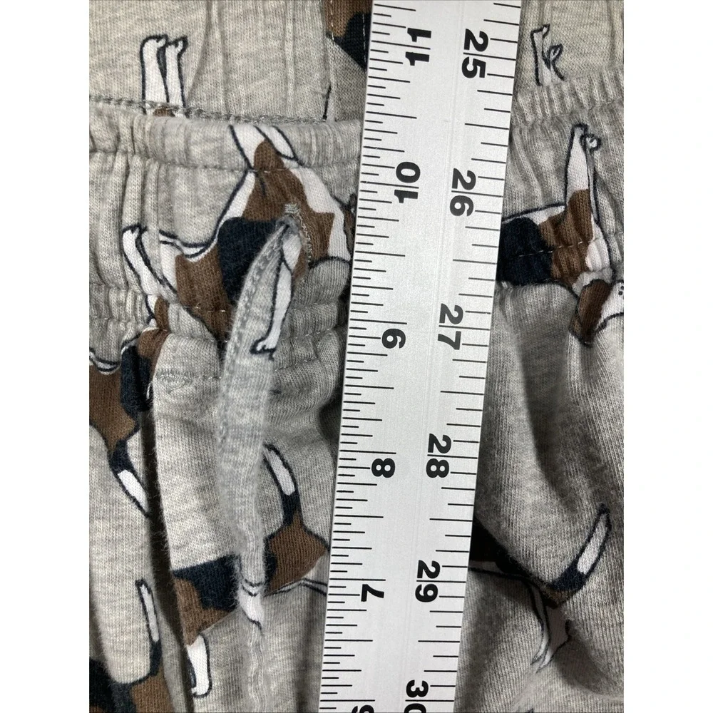 Beagle Pajama‎ Lounge Pants Mens Small Gray Elastic Waist Drawstring  Stretch